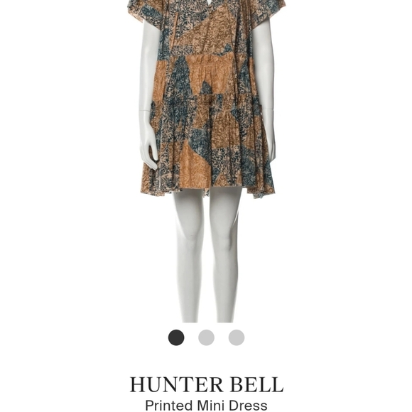 EUC HUNTER BELL Merritt Dress in Prairie Patchwork Multi, Size M - Picture 10 of 11